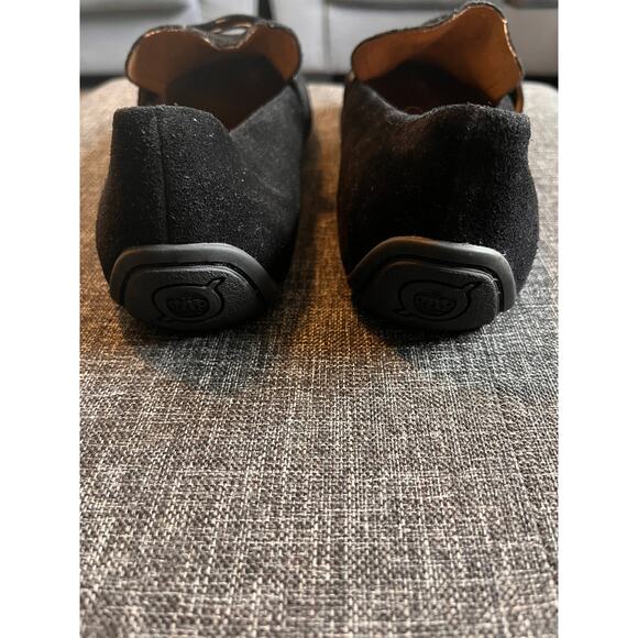 Born Melinda Loafer Womens 8M Black Suede Leather Slip-On Comfort Penny Shoes - Picture 5 of 7